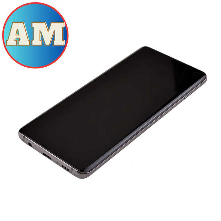 Samsung Galaxy S10 Lcd Assembly With Frame (Without Finger Print Sensor) (Aftermarket) (Prism /