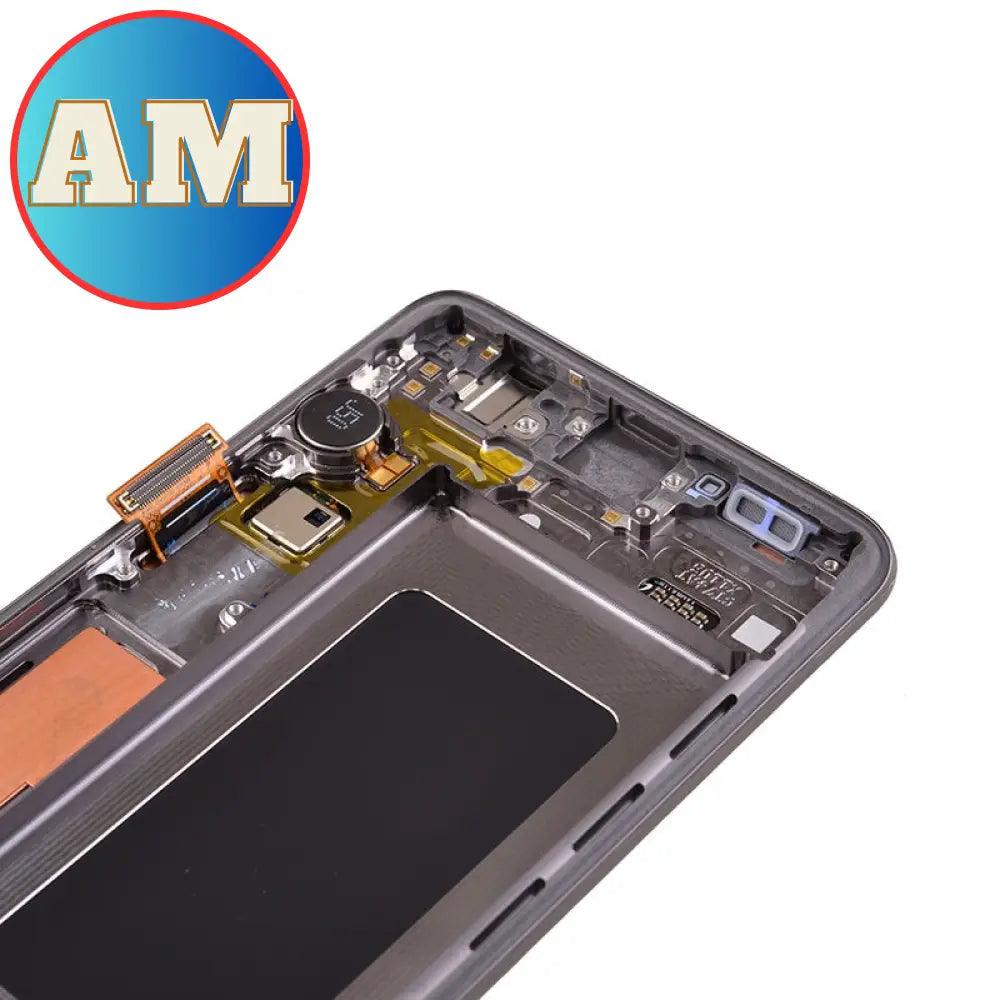 Samsung Galaxy S10 Lcd Assembly With Frame (Without Finger Print Sensor) (Aftermarket) (Prism /