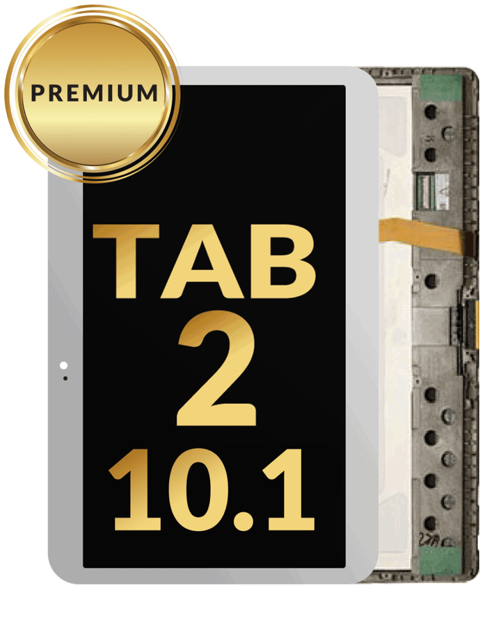 Galaxy Tab 2 10.1 (P5100 / P5110) LCD Assembly (WHITE) (Premium / Refurbished)