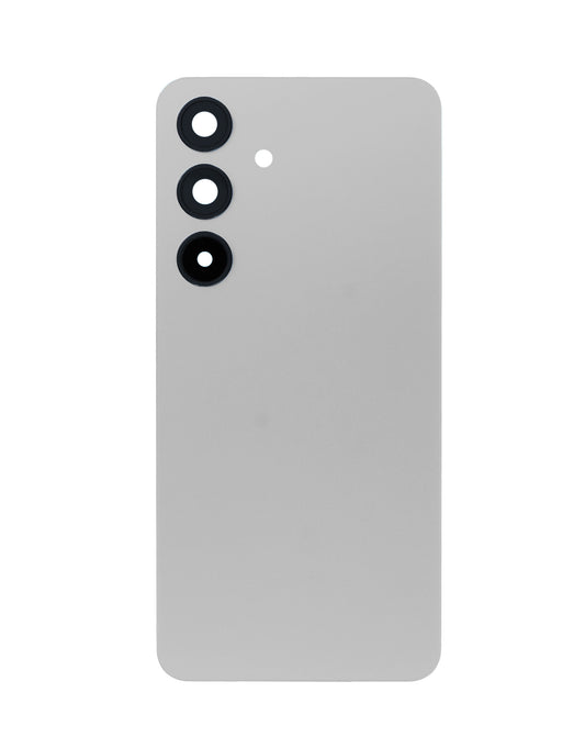 Back Cover Glass with Camera Lens and Adhesive for Galaxy S25 (S931) (No Logo) (Silver)
