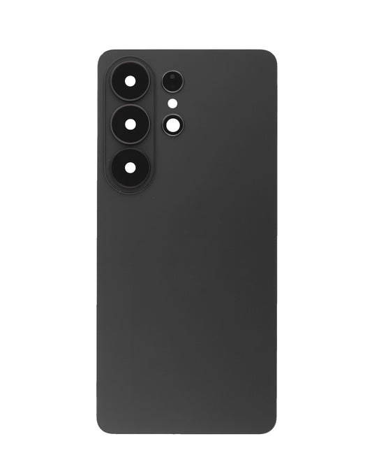 Back Cover Glass with Camera Lens and Adhesive for Galaxy S26 Ultra (S948) (No Logo) (Black)