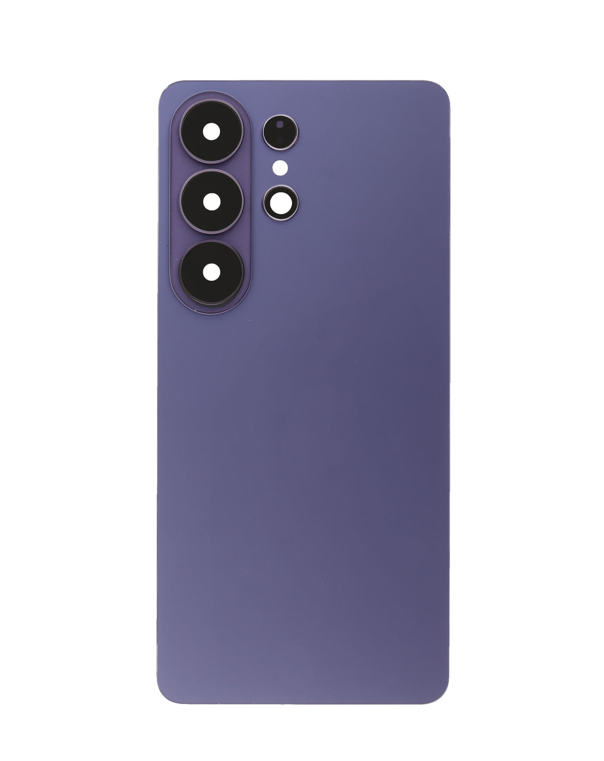 Back Cover Glass with Camera Lens and Adhesive for Galaxy S26 Ultra (S948) (No Logo) (Cobalt Violet)