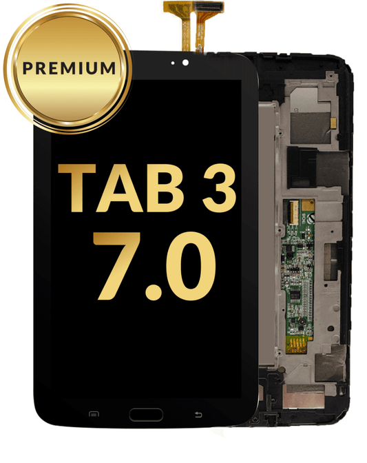 Galaxy Tab 3 7.0 (T210 / T211 / T215 / T217 / P3200 / P3210 / P3220) LCD Assembly (BLACK) (Premium / Refurbished)