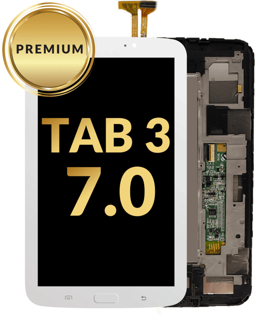 Galaxy Tab 3 7.0 (T210 / T211 / T215 / T217 / P3200 / P3210 / P3220) LCD Assembly (WHITE) (Premium/Refurbished)