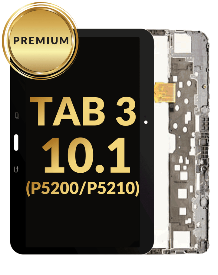 Galaxy Tab 3 10.1 (P5200/P5210) LCD Assembly (BLACK) (Premium/Refurbished)