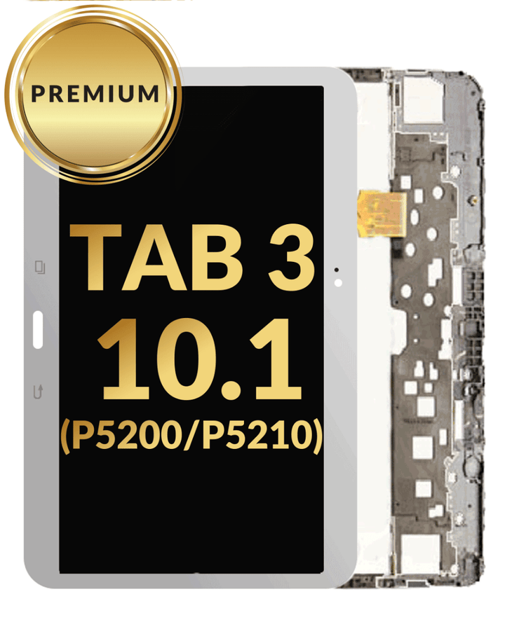 Galaxy Tab 3 10.1 (P5200/P5210) LCD Assembly (WHITE) (Premium/Refurbished)