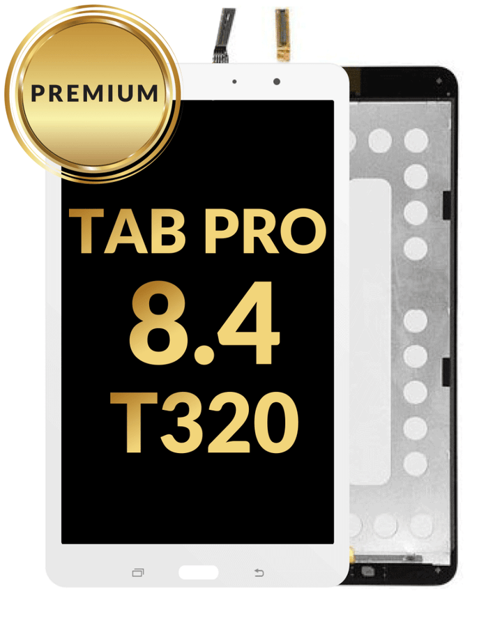 Galaxy Tab Pro 8.4 (T320) LCD Assembly (WHITE) (Premium / Refurbished)