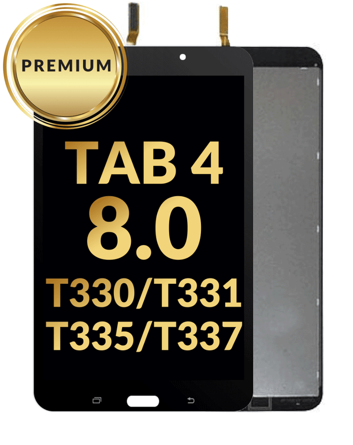 Galaxy Tab 4 8.0 (T330 / T331 / T335 / T337) LCD Assembly (BLACK) (WiFi Version) (Premium / Refurbished)