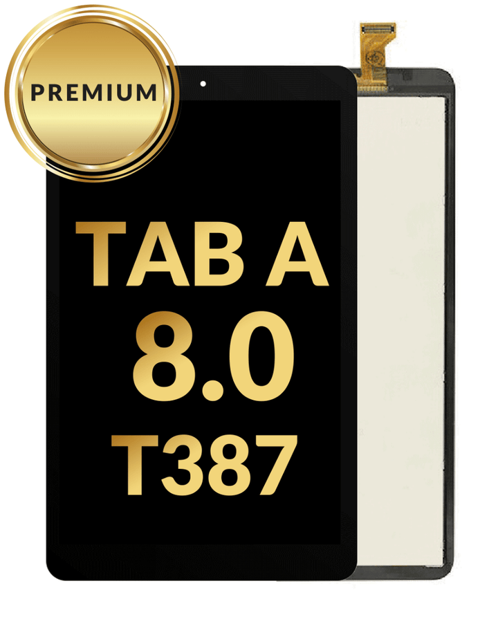 Galaxy Tab A 8.0 (T387 / 2018) LCD Assembly (BLACK) (Premium / Refurbished)