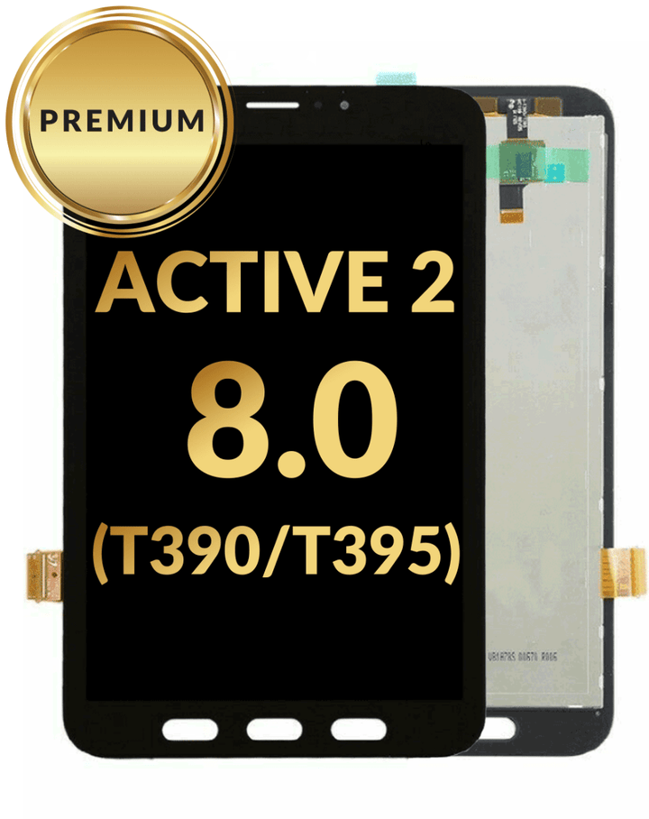 Galaxy Tab Active 2 8.0 (T390 / T395) LCD Assembly (BLACK) (Premium / Refurbished)