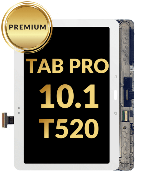 Galaxy Tab Pro 10.1 (T520) LCD Assembly (WHITE) (Premium / Refurbished)