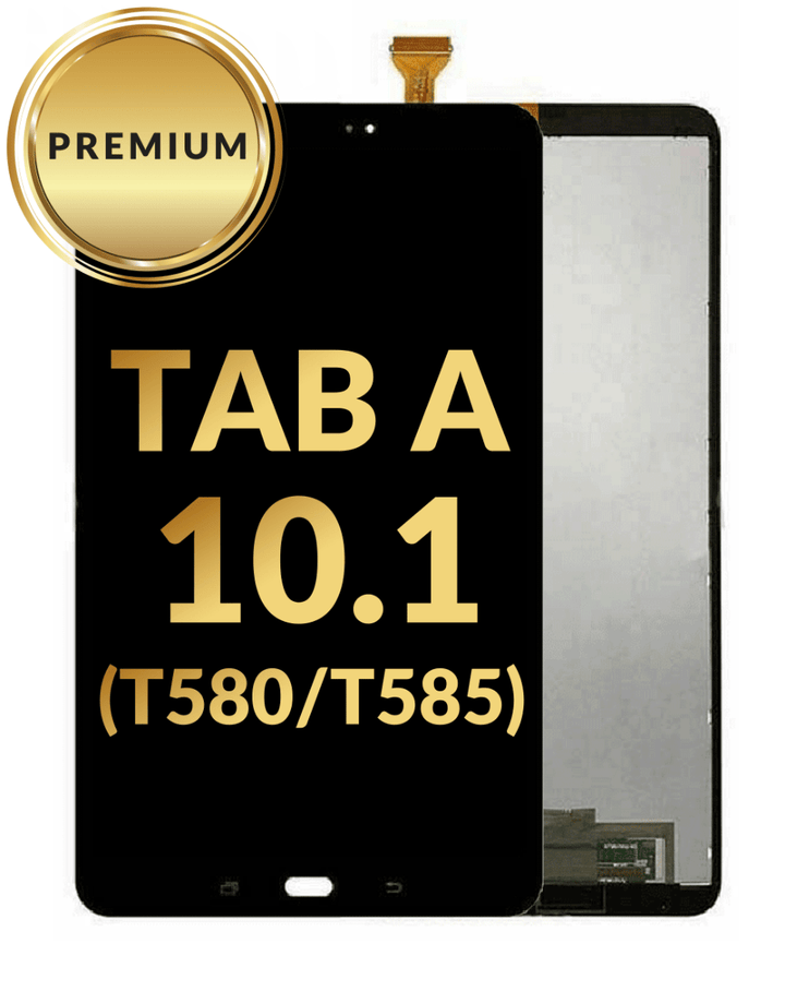 Galaxy Tab A 10.1 (T580 / T585) LCD Assembly (BLACK) (Premium / Refurbished)