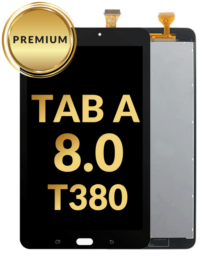 Galaxy Tab A 8.0 (T380 / 2017) LCD Assembly (BLACK) (Premium / Refurbished)