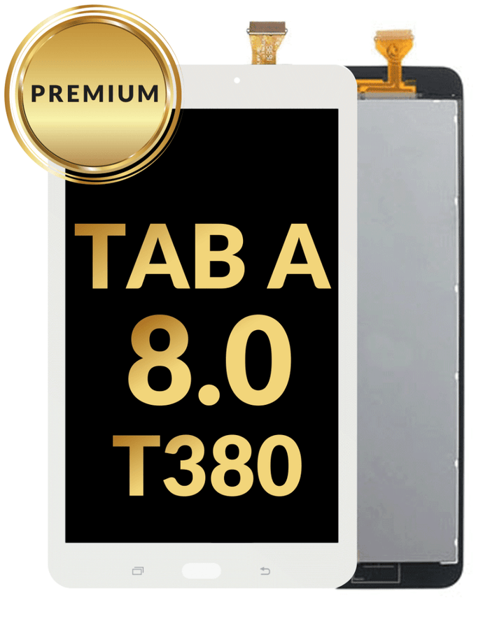 Galaxy Tab A 8.0 (T380 / 2017) LCD Assembly (WHITE) (Premium / Refurbished)