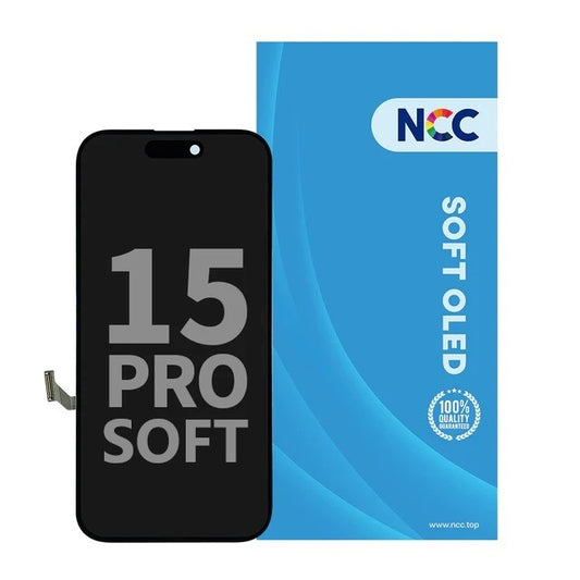 Soft OLED Screen Digitizer Assembly with Portable IC for iPhone 15 Pro