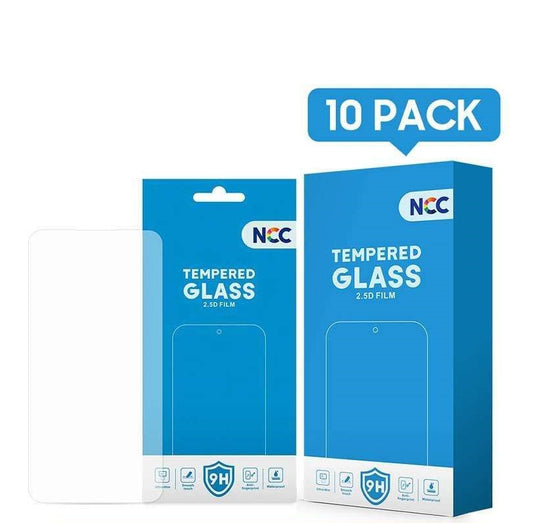 iPhone Tempered Glass Screen Protector Clear NCC PRIME (10 Pack)
