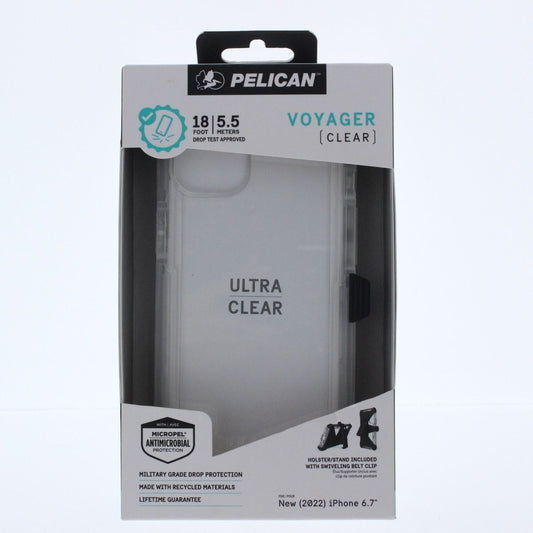 Pelican NEW Case FIT iP 14 PLUS 6.7" Voyager Clear