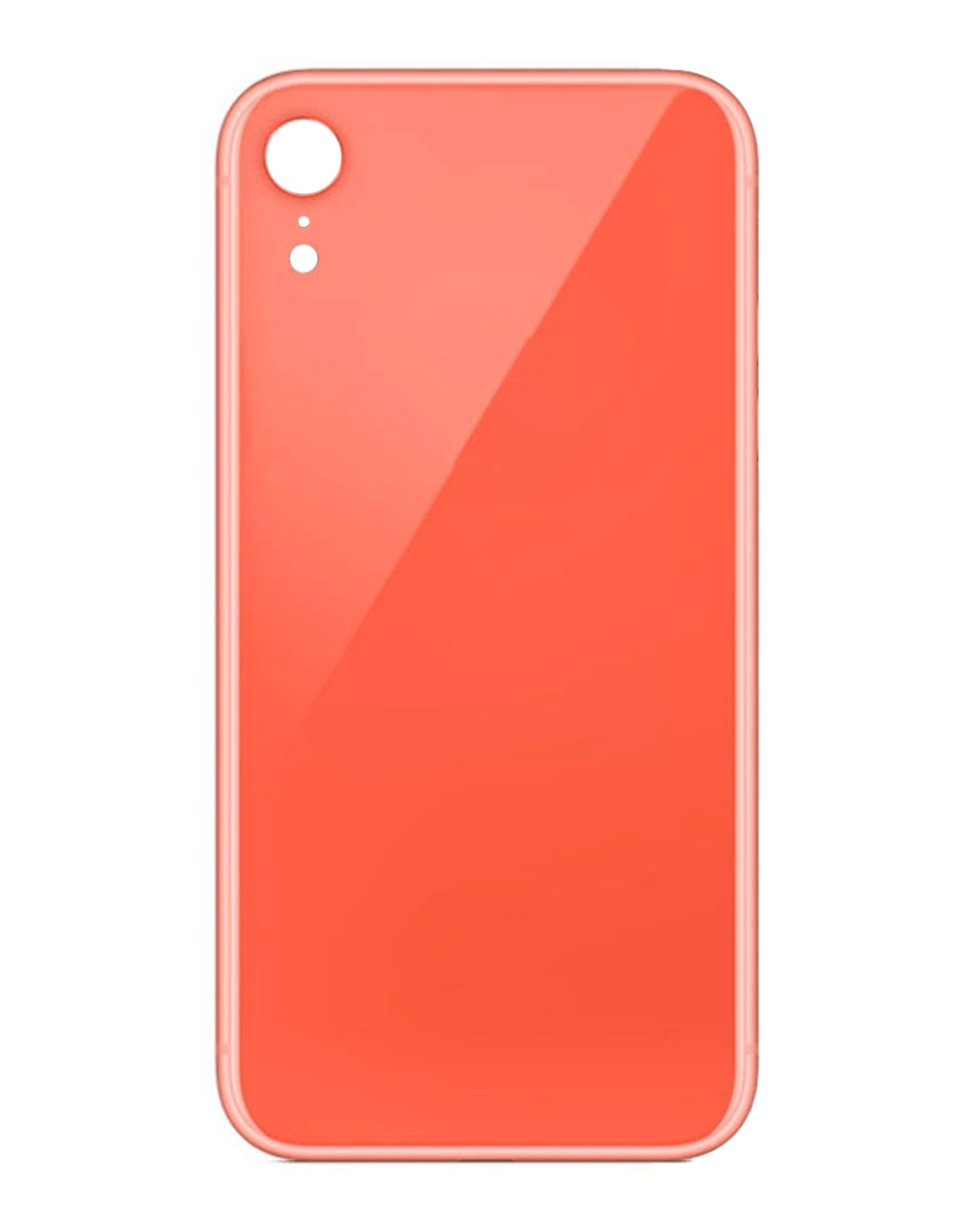 iP XR Bigger Camera Hole Back Glass  (CORAL)