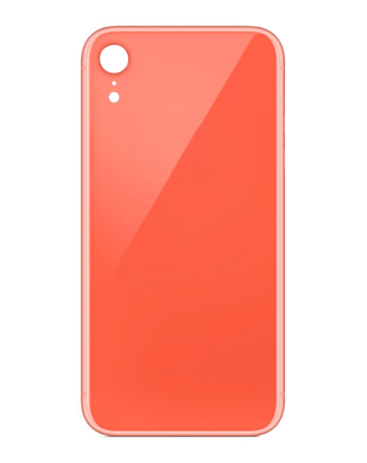 iP XR Bigger Camera Hole Back Glass  (CORAL)