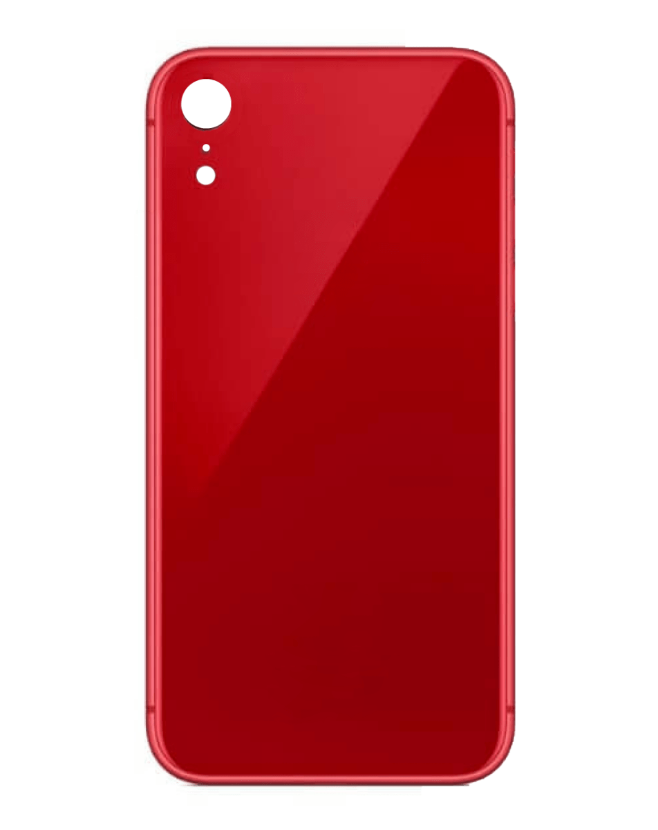 iP XR Bigger Camera Hole Back Glass  (RED)