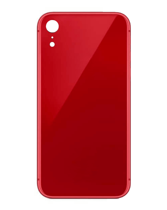 iP XR Bigger Camera Hole Back Glass  (RED)