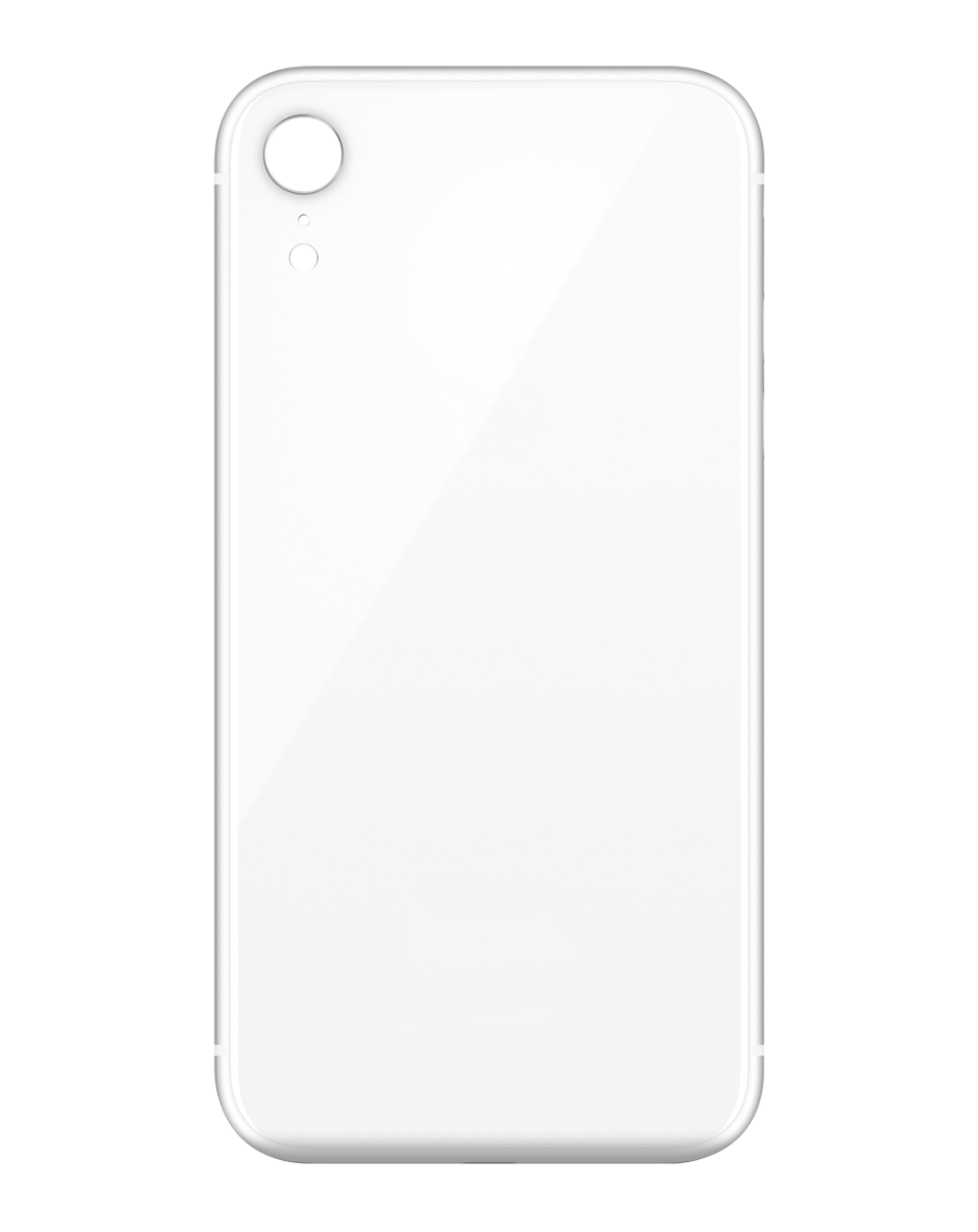 iPhone XR Bigger Camera Hole Back Glass  (WHITE)