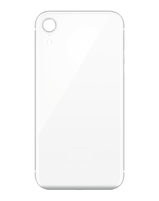 iP XR Bigger Camera Hole Back Glass  (WHITE)